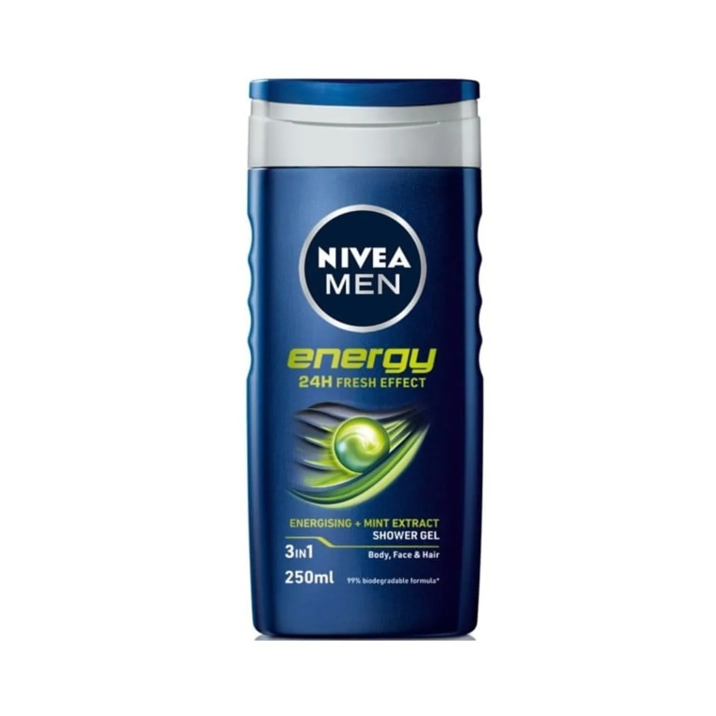 Duschgel Nivea Men Energy 3i1, myntextrakt, 250 ml