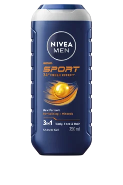 Duschgel Nivea Men Sport 3-i-1, lime, 250 ml