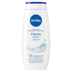 Duschkräm Nivea Creme Soft Care Shower, mandelolja, 250 ml
