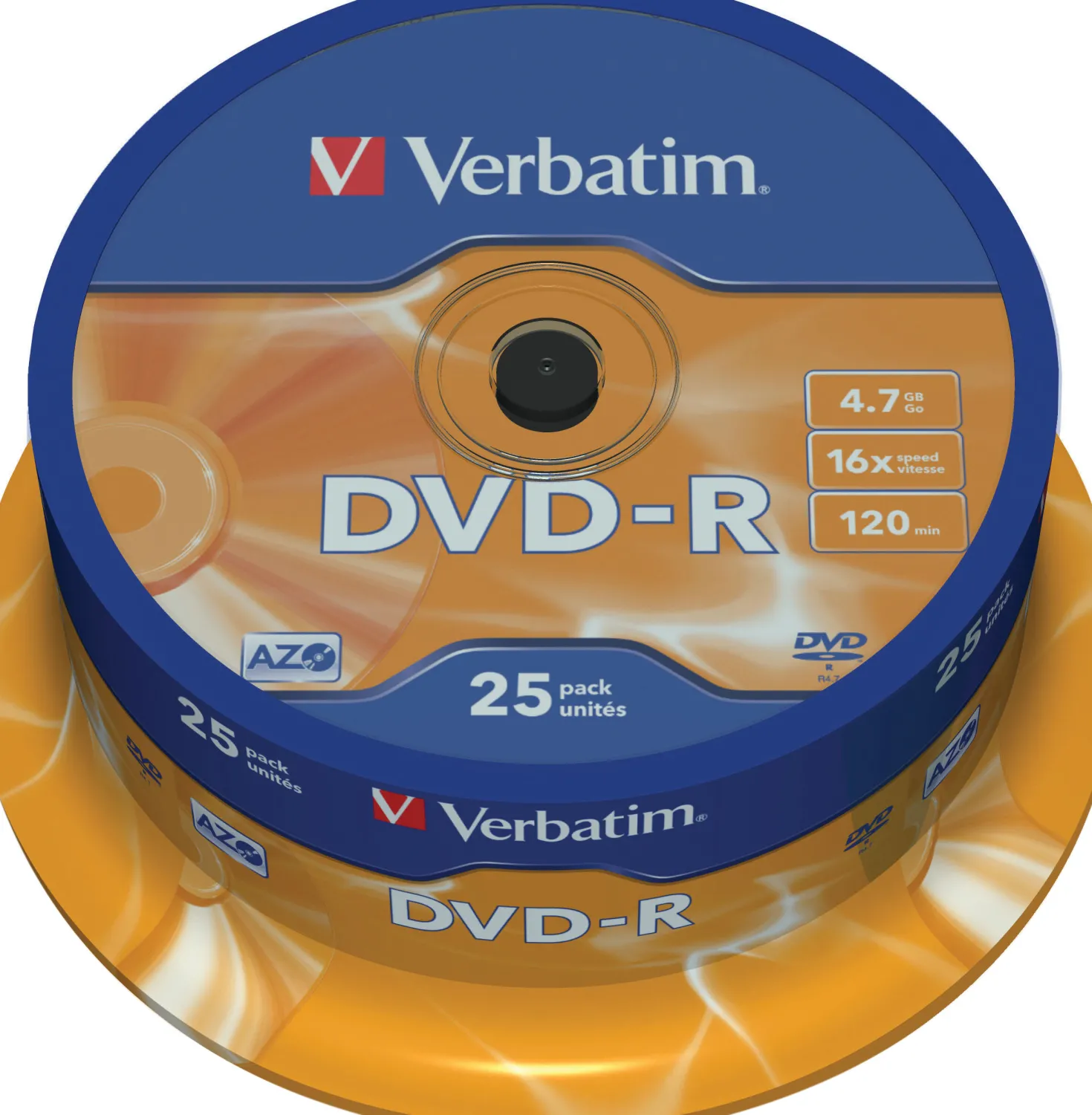 DVD-R Verbatim AZO 4,7 GB, 16x, 25 st