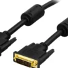 DVI-kabel Deltaco KAB-DVI-600C Dual Link, hane-hane, 5m