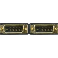 DVI-kabel Deltaco KAB-DVI-600C Dual Link, hane-hane, 5m