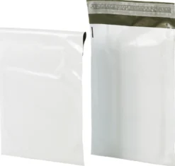 E-handelspåse Tyvek Peel & Seal, vit, 260x350+50 mm, 100 st