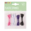 Elastisk snodd Playbox Blandade färger, 1 mm, 1,2 m, 4-pack