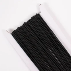 Elastisk snodd Playbox, svart, 1 mm, 25 m