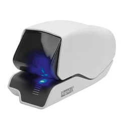 Elhäftare Rapid 5025E, kassett 1500 klamrar, vit