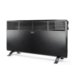 Elradiator BlackDecker 1800W, IPX4, programmerbar, svart