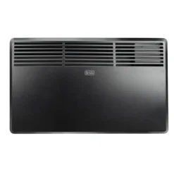 Elradiator BlackDecker 1200W, IPX4, svart