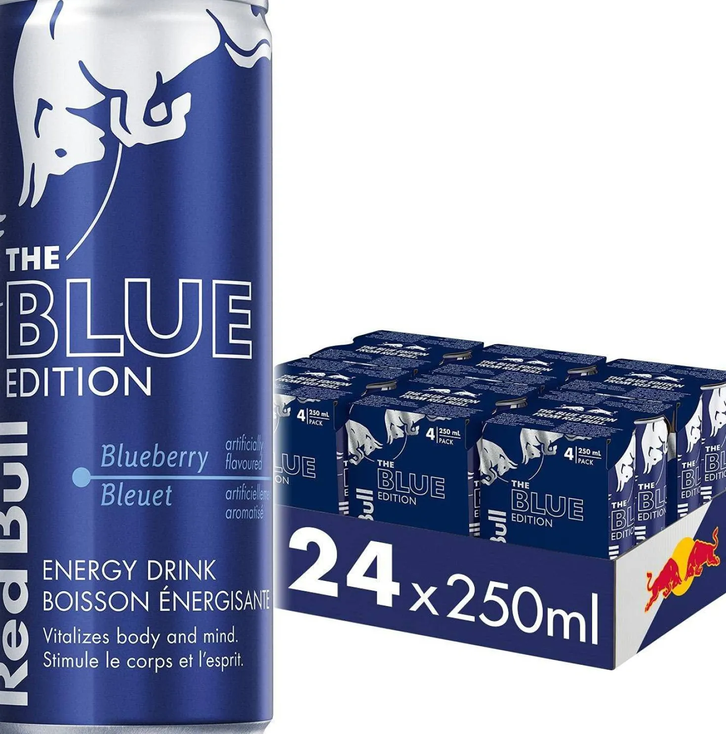 Energidryck Red Bull Blue Edition Blåbär, 24x250 ml