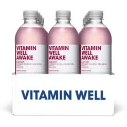 Energidryck Vitamin Well Awake Hallon, 500 ml