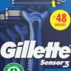 Engångsrakhyvel Gillette Sensor3 Comfort, 3 blad, 4 st
