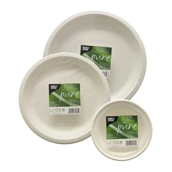 Engångstallrik Papstar Pure Oval Bagasse, 26x20 cm, 50 st