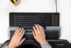 Ergonomisk mus Mousetrapper Delta Regular, grå/svart, USB
