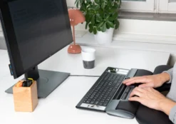 Ergonomisk mus Mousetrapper Delta Regular, grå/svart, USB