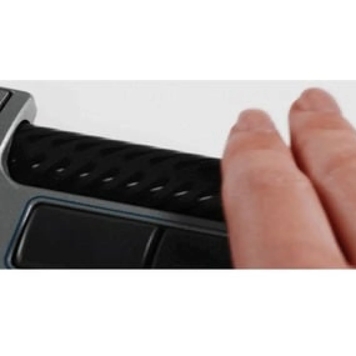 Ergonomisk mus Mousetrapper Delta Extended, kolfiberrullstav, svart/grå