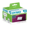 Etikett Dymo LW Avtagbar Vit, 41x89mm, 300 st/rulle