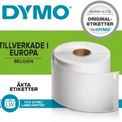 Etikett Dymo LW Durable Polypropylen, 25x25 mm, 850 st/rulle