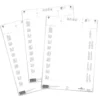 Etiketter Durable för etiketthållare, 140/90 x 65 mm