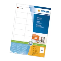 Etikett Herma Premium 4462, 105x37 mm, permanent, 1600 st