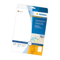 Etikett Herma Special Transparent high-glossy, 210x297mm, 25 st