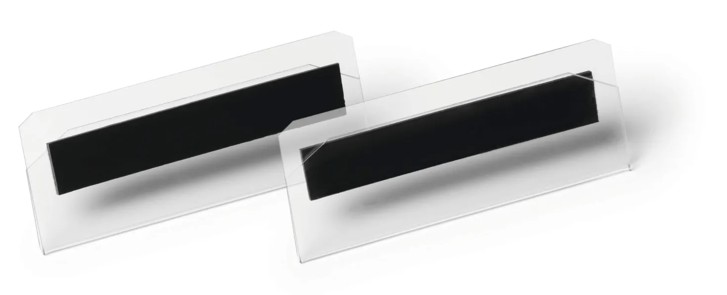 Etiketthållare Durable Hard Cover Magnetisk, 100x38 mm