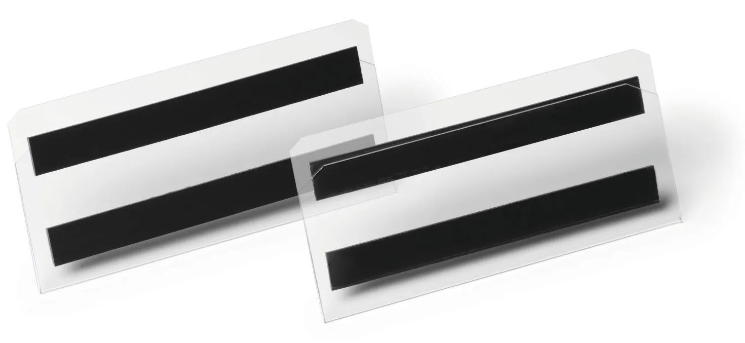 Etiketthållare Durable Hard Cover Magnetisk, 150x67 mm