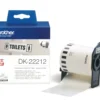 Etikettrulle Brother DK-22212 Plast, vit, 62 mm x 15,24 m