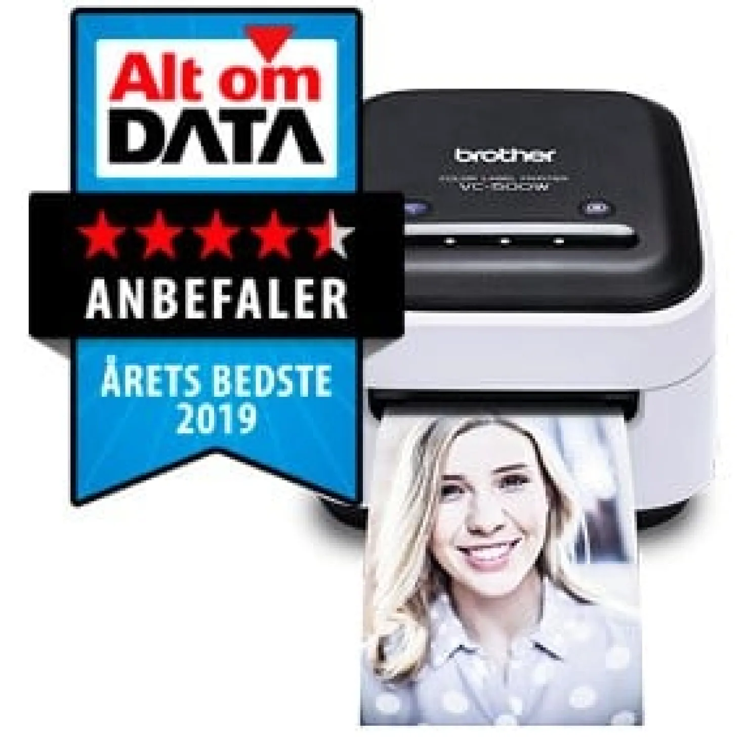 Etikettskrivare Brother VC-500W, färg, Wi-Fi, ZINK-teknologi