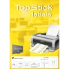 Etikett TopStick Standard självhäftande, 70x37mm, 2400 st, vit