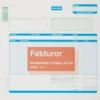 Fakturablankett Esselte Faktura 2/3 A4, självkopierande, 2x50 blad