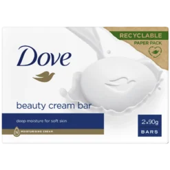 Fast tvål Dove Original Beauty Bar, 90g, 2 st