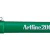 Fiberpenna Artline 200 Fineliner, grön, 0,4 mm