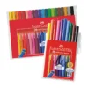 Fiberpenna Faber-Castell Grip Colour, trekantsgrepp, 10 st