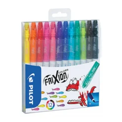 Fiberpenna Pilot Frixion Color, raderbar, 12 färger