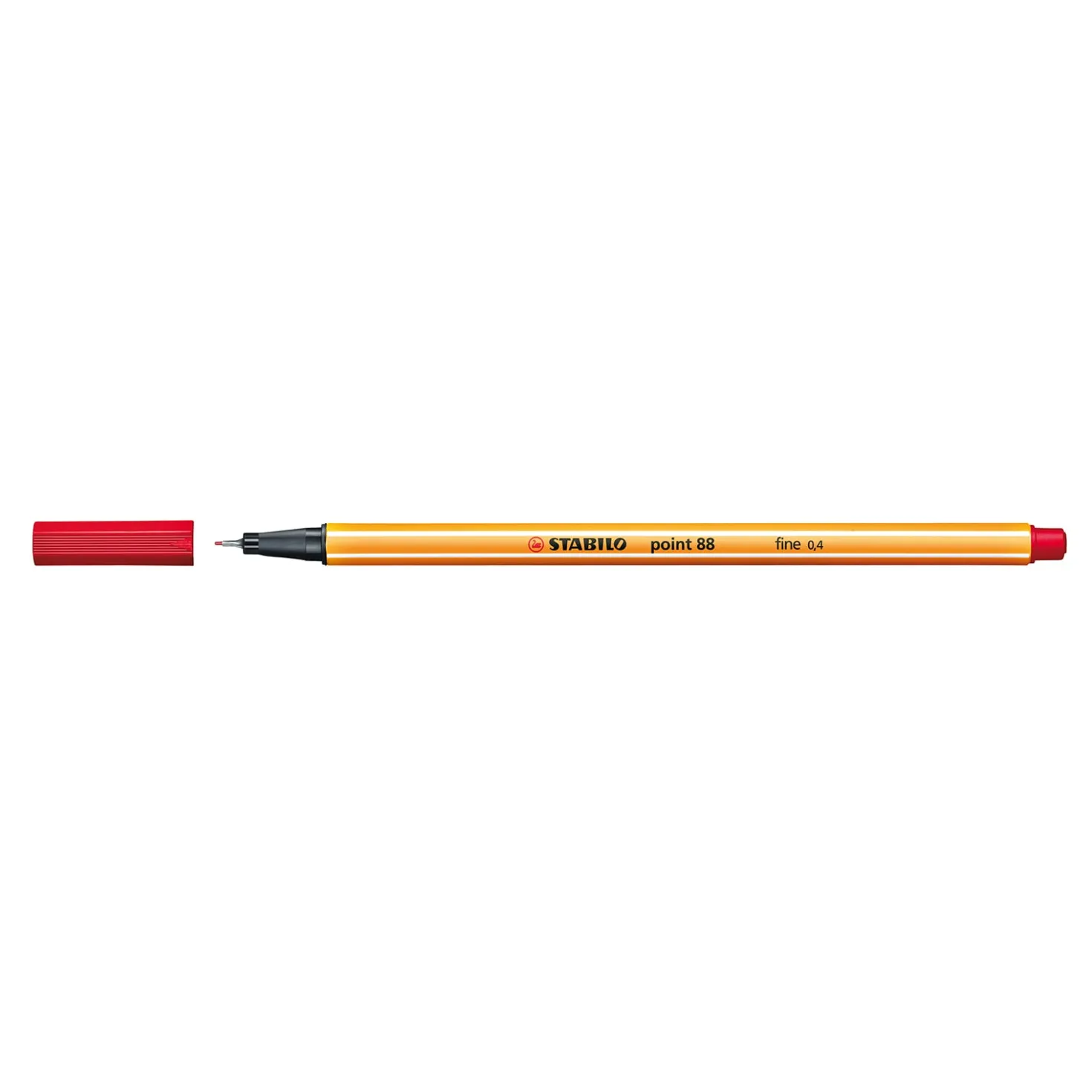 Fiberpenna Stabilo Point 88 Fineliner, röd, 0,4 mm