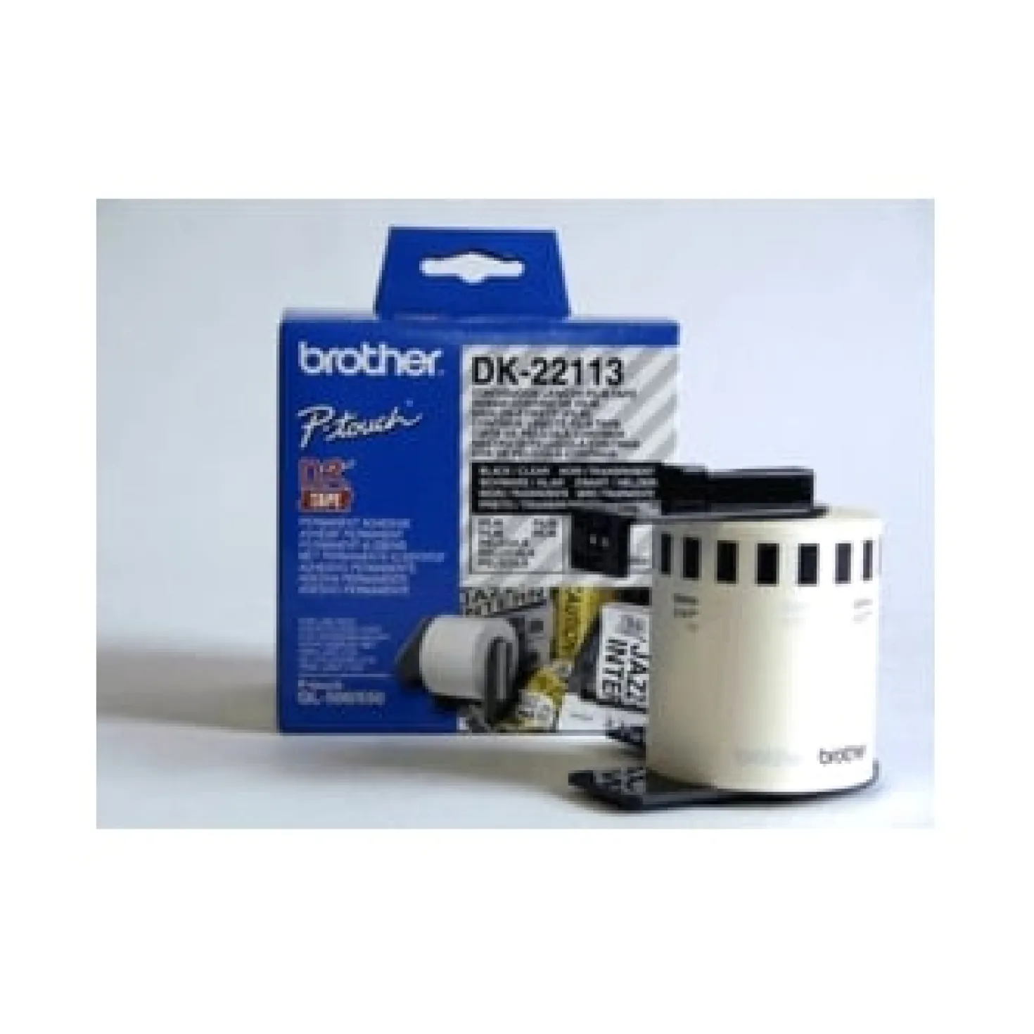 Filmetikett Brother DK-22113 Transparent, 62 mm x 15,24 m