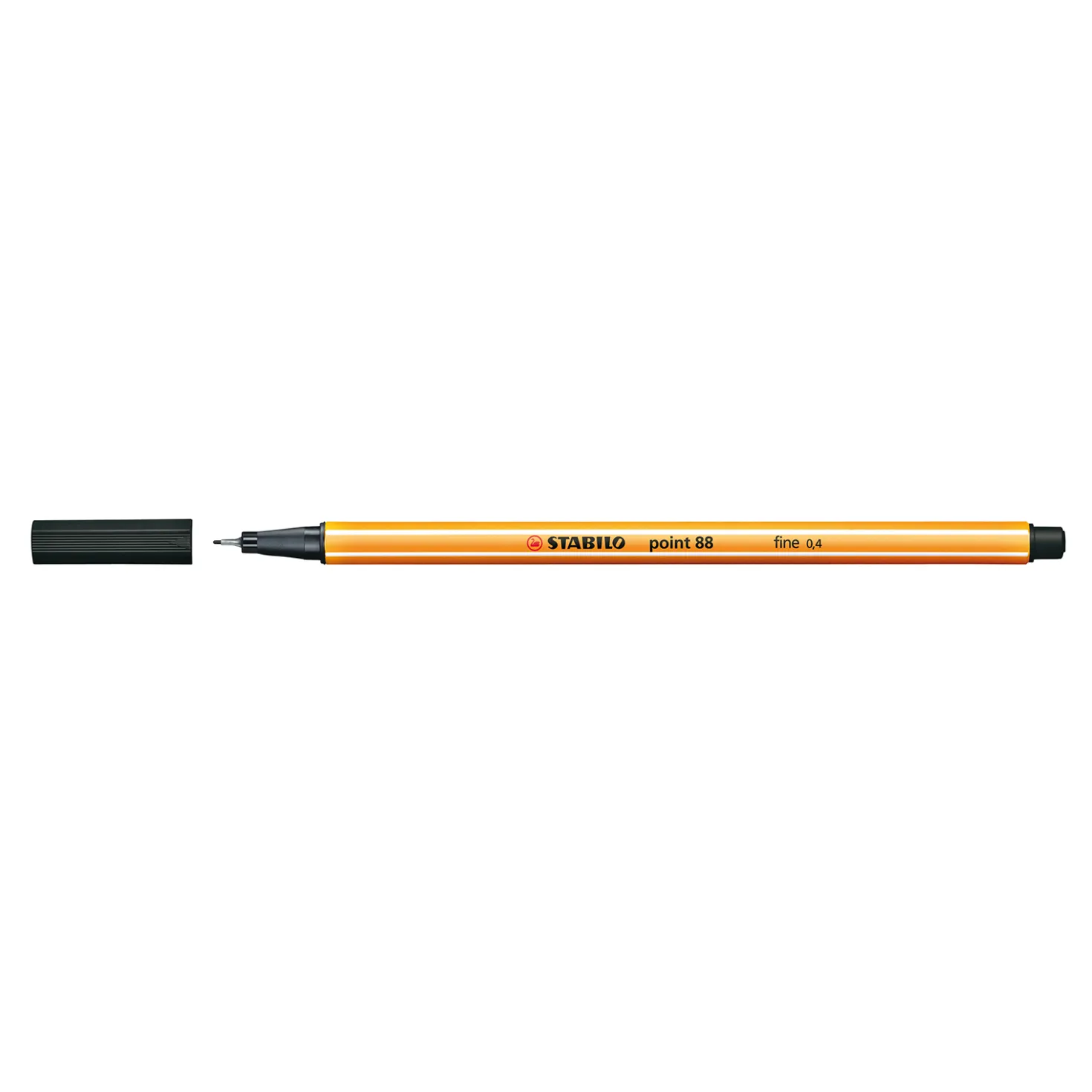 Fineliner Stabilo Point 88, svart, 0,4 mm