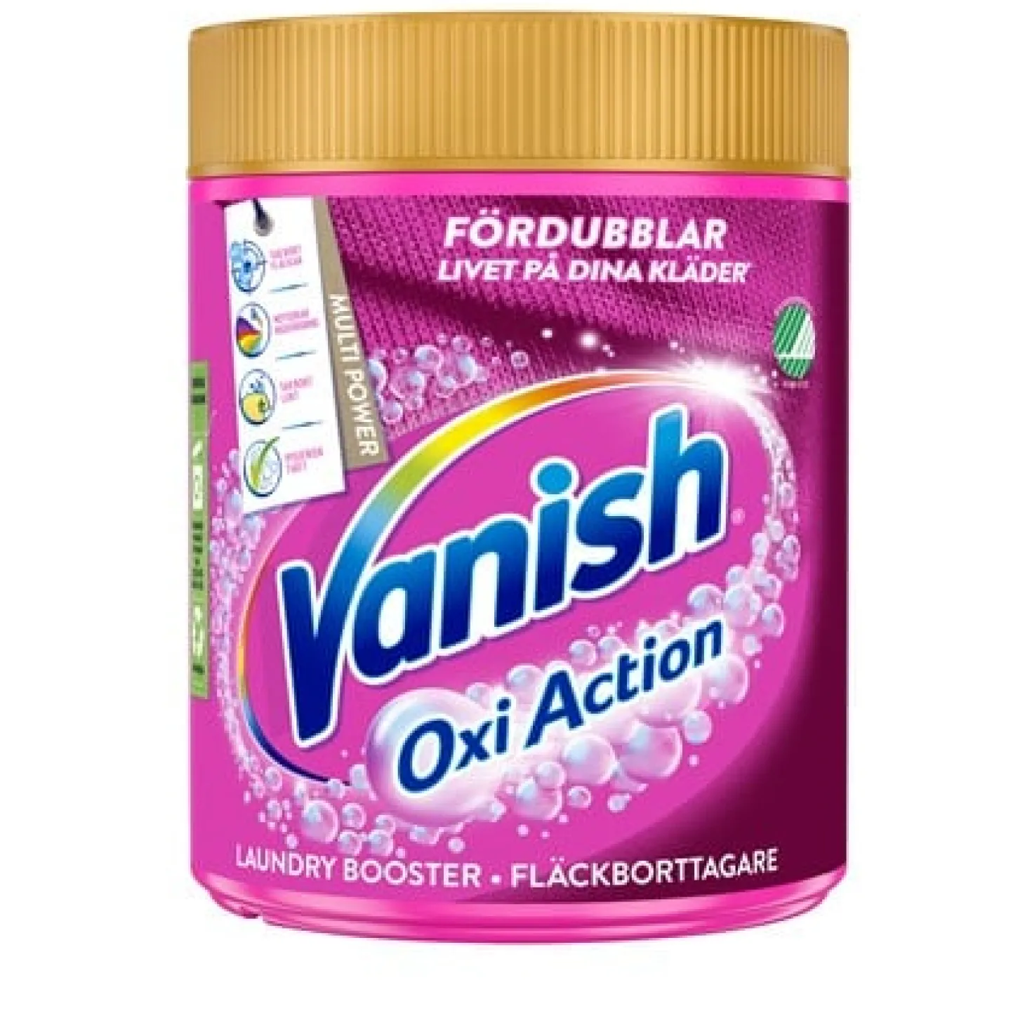 Fläckborttagare Vanish Oxi Action Pink Multi Power, 470g