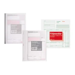 Följesedel Esselte Blankett 2/3 A4, självkopierande, 3x50 blad