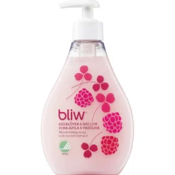 Flytande handtvål Bliw Rödklöver & Hallon, pump, 300 ml