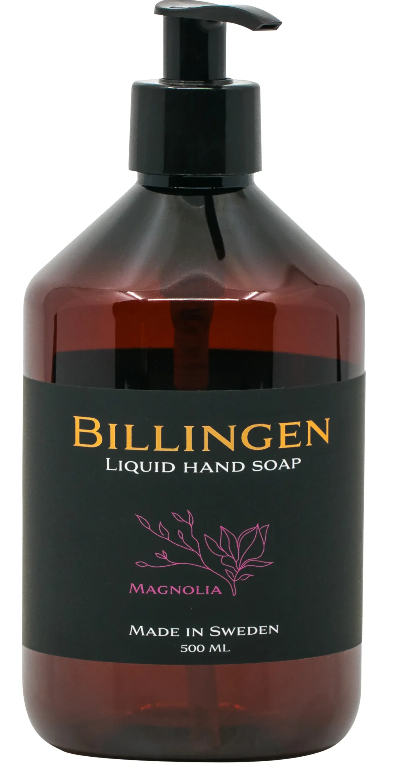 Flytande tvål Billingen Magnolia, pumpflaska, 500 ml