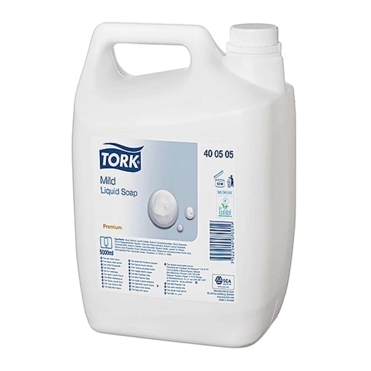 Flytande tvål Tork S3 Mild Tvålcreme, 5 liter