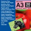 Fotopapper Brother BP71GA3 Glossy, A3, 260 g/m², 20 ark