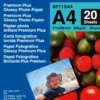 Fotopapper Brother BP71GA4 Glossy, A4, 260 g/m², 20 ark