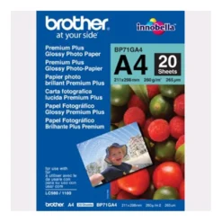 Fotopapper Brother BP71GA4 Glossy, A4, 260 g/m², 20 ark