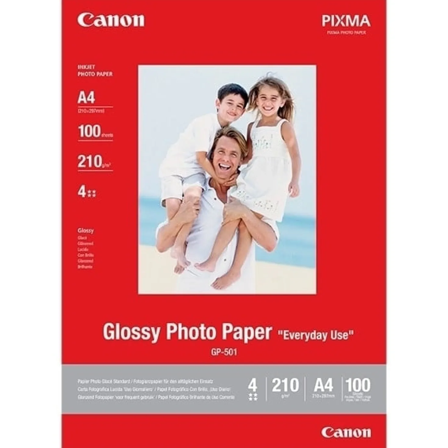 Fotopapper Canon GP-501 Glossy, A4, 200 g/m², 100 ark