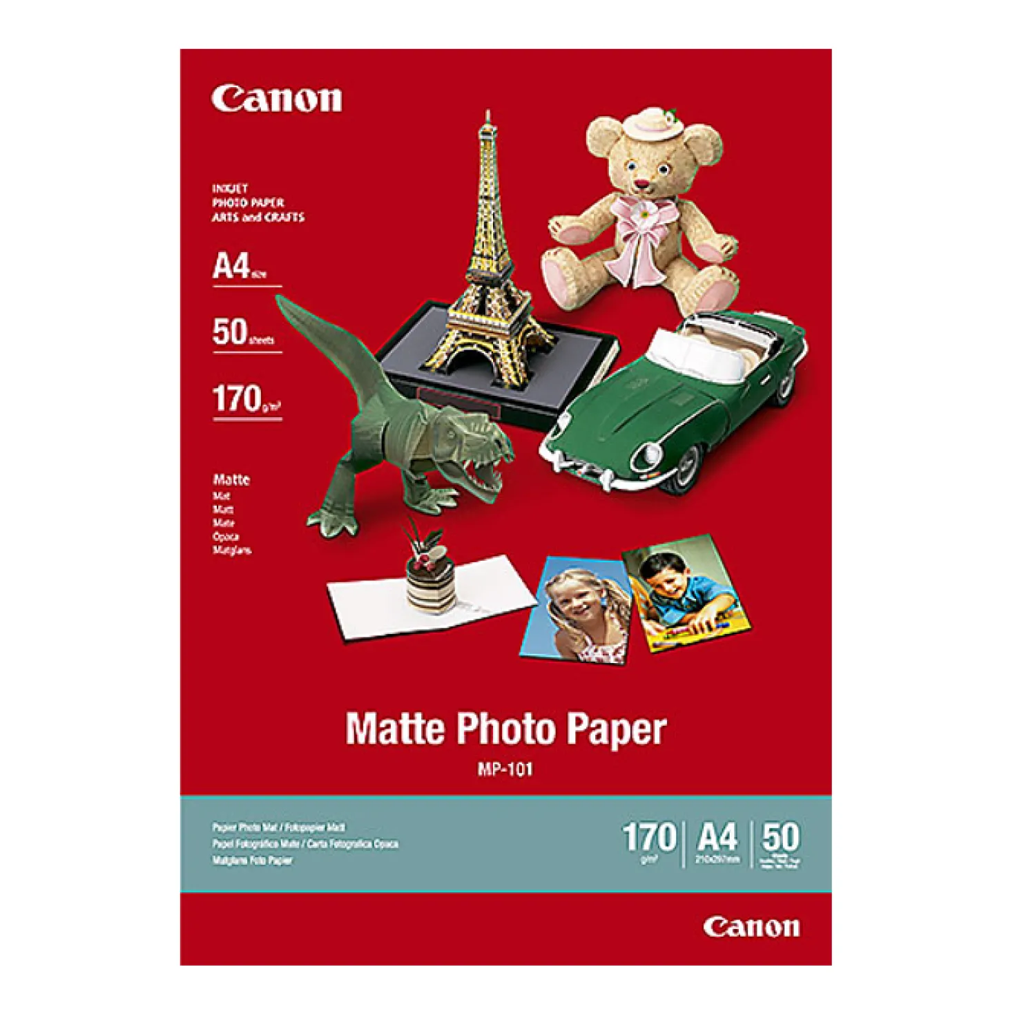 Fotopapper Canon MP-101 Matt, A4, 170 g/m², 50 ark