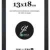 Fotoram Galleri1 Svartfärgad Trä, 40x50 cm, floatglas