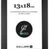 Fotoram Galleri1 Svart Trä Platt Profil, 60x90 cm