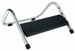 Fotstöd Wedo Trittboy, höjdjusterbart, 4 lägen, silver